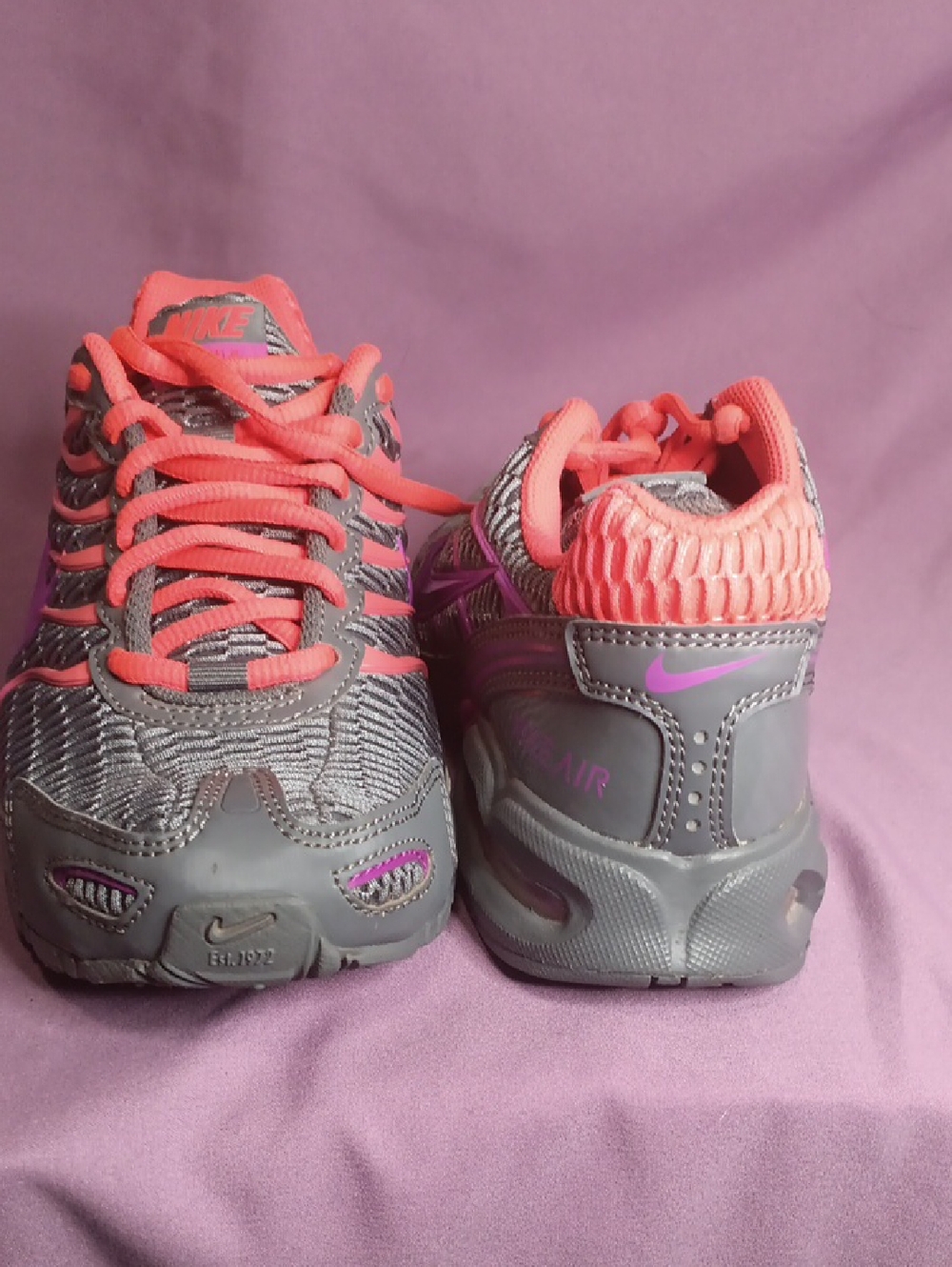 Nike  Gray and Pink Athletic Sneakers